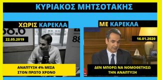 Ο Μητσοτάκης ανακάλυψε ότι ο ρυθμός ανάπτυξης δεν μπορεί να νομοθετηθεί