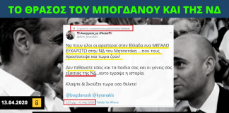 Ο Μπογδάνος ζητάει από τους Αριστερούς να ευχαριστήσουν τον Μητσοτάκη επειδή ζουν!