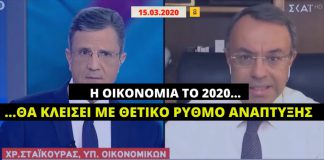Οι…πετυχημένες προβλέψεις Σταϊκούρα για την ύφεση