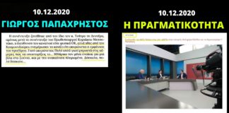 Νέα διάψευση Γ. Παπαχρήστου από τα γεγονότα