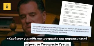 «Χαράτσι» για κάθε ακτινογραφία και παραπεμπτικό ετοιμάζει το Υπουργείο Υγείας
