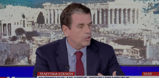 Καιρίδης: Εκπρόσωπος της…πραγματικότητας